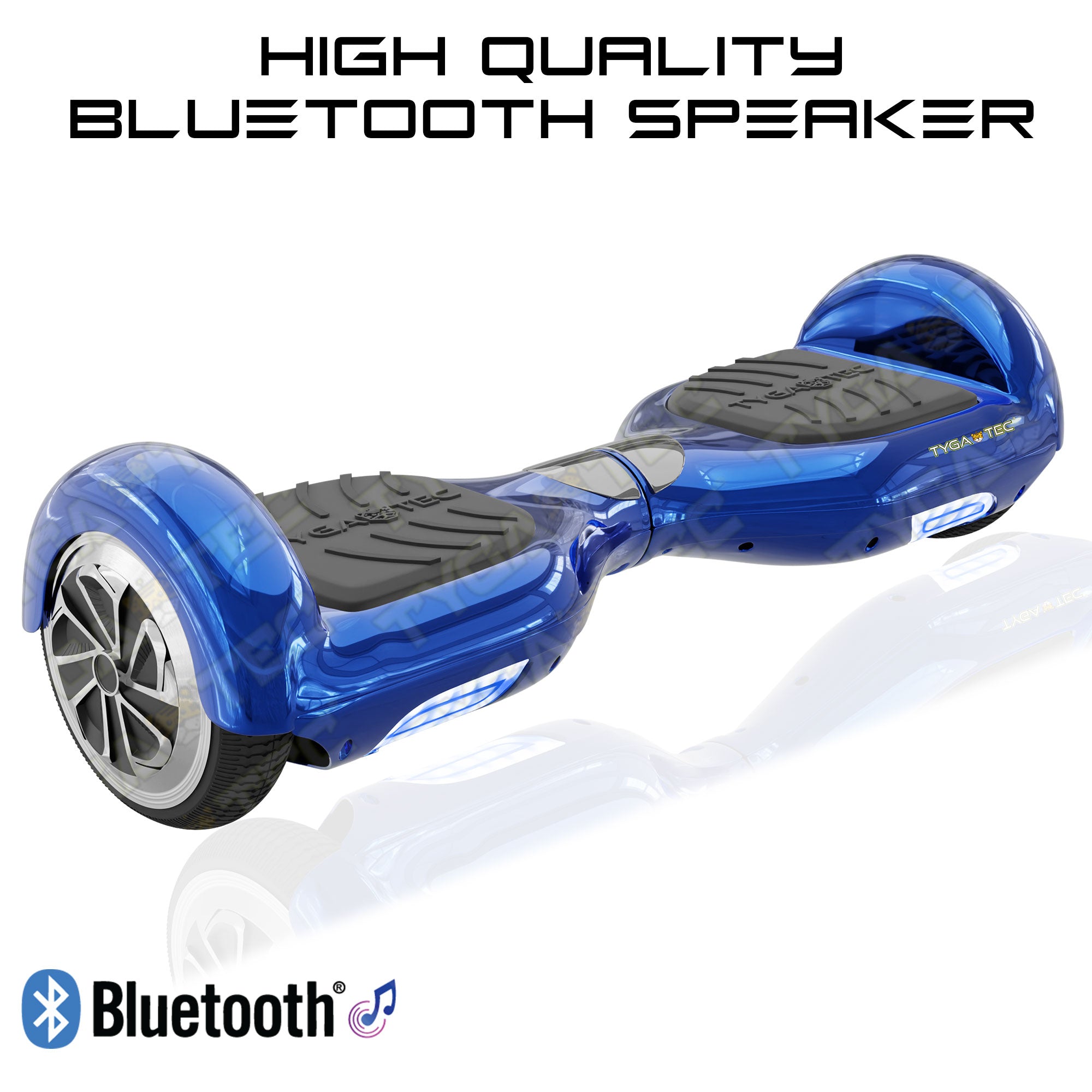 TYGATEC T2 + Auto Balancing Hoverboard App Connectivity - Blue