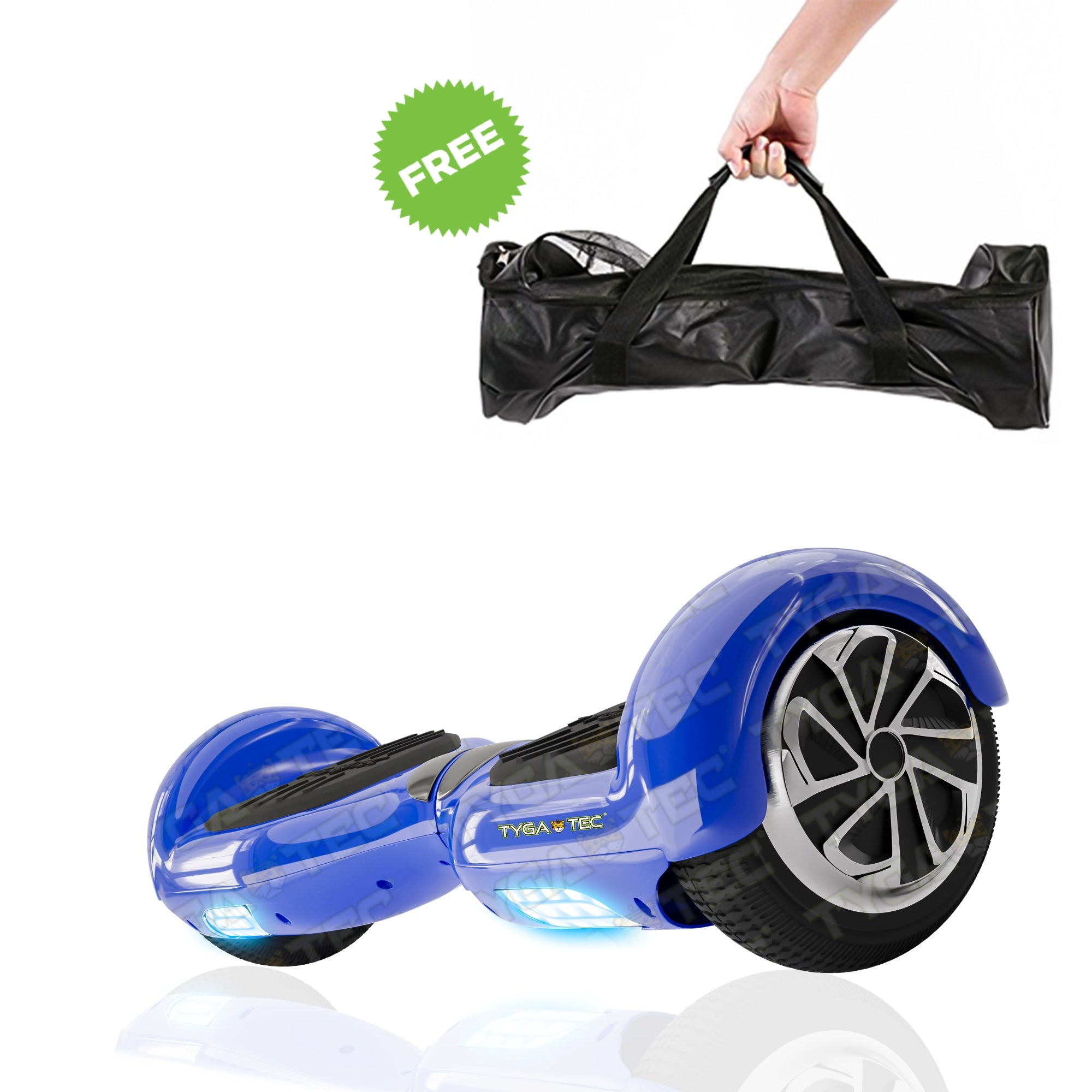 Tygatec T1 ECO - Self Balancing Electric Hoverboard (Blue Color)