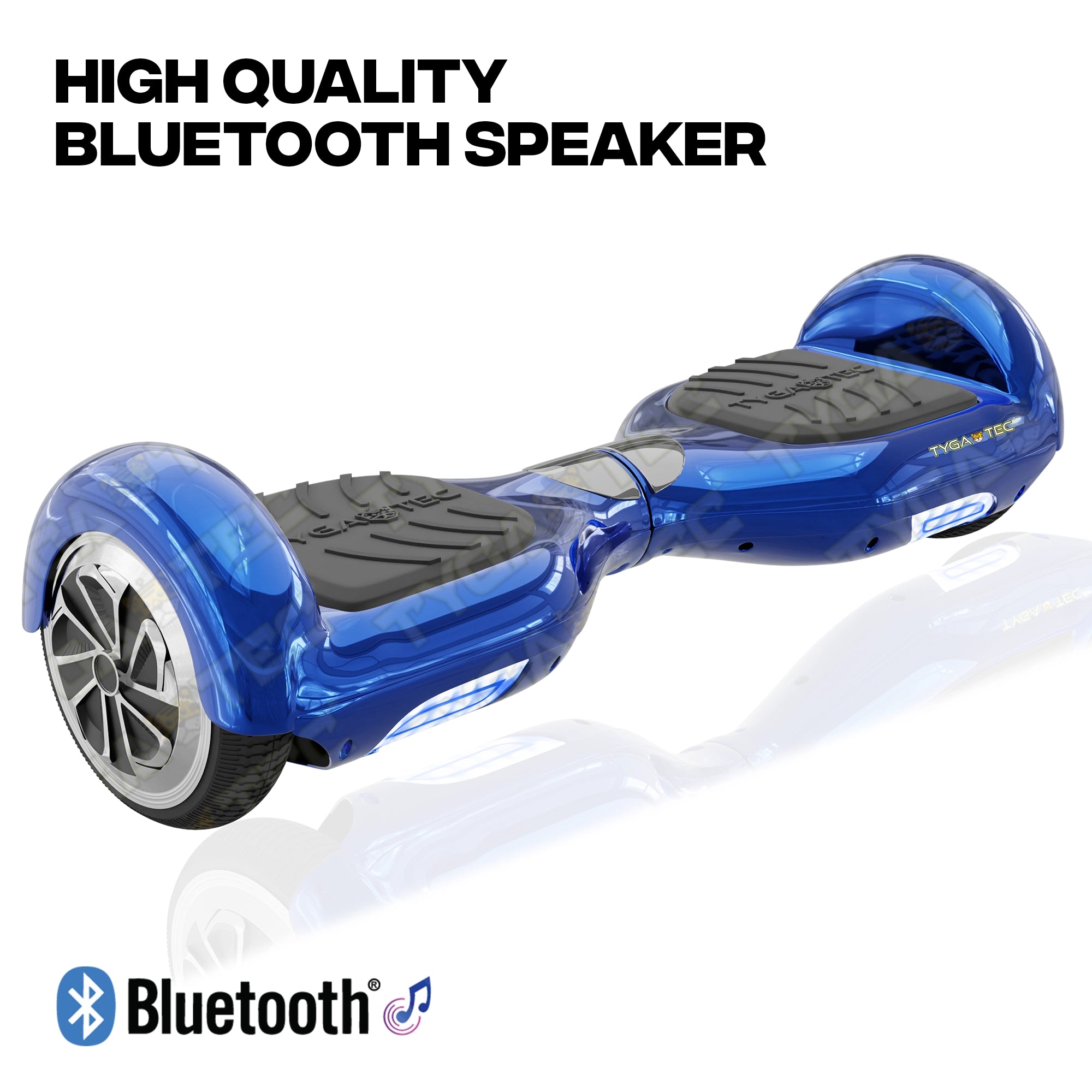 TYGATEC T2 + Auto Balancing Hoverboard App Connectivity - Blue