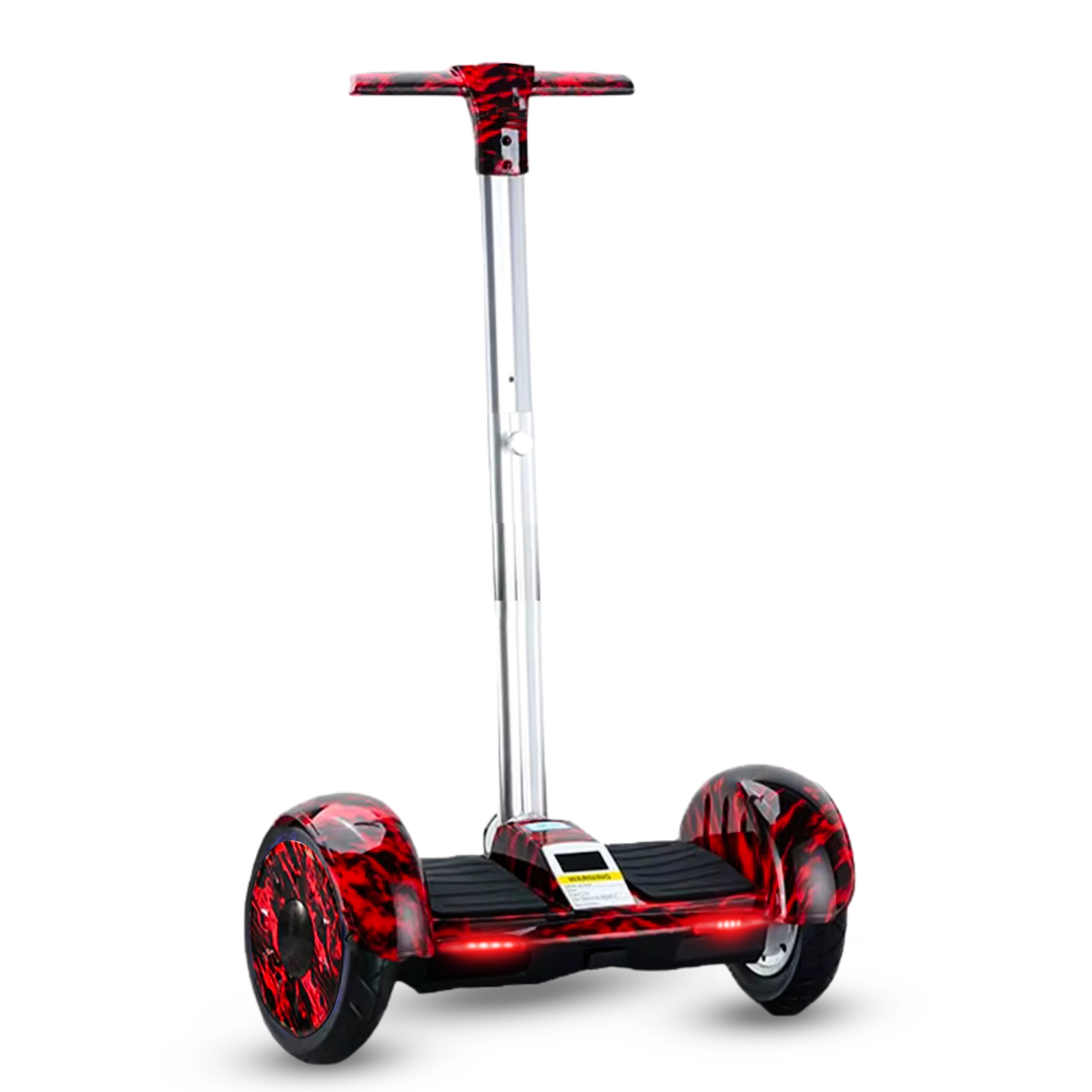 TYGATEC T4 Self Balancing Hoverboard with Handle (Red Fire)